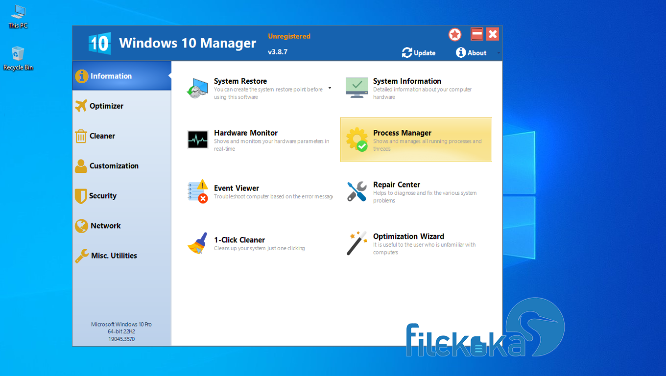 Windows 10 Manager